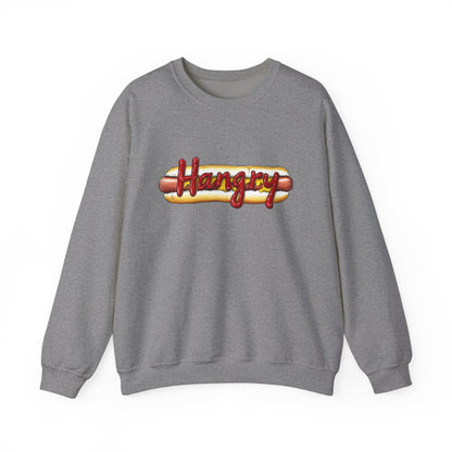 Hangry Hot Dog Logo Crewneck Sweatshirt