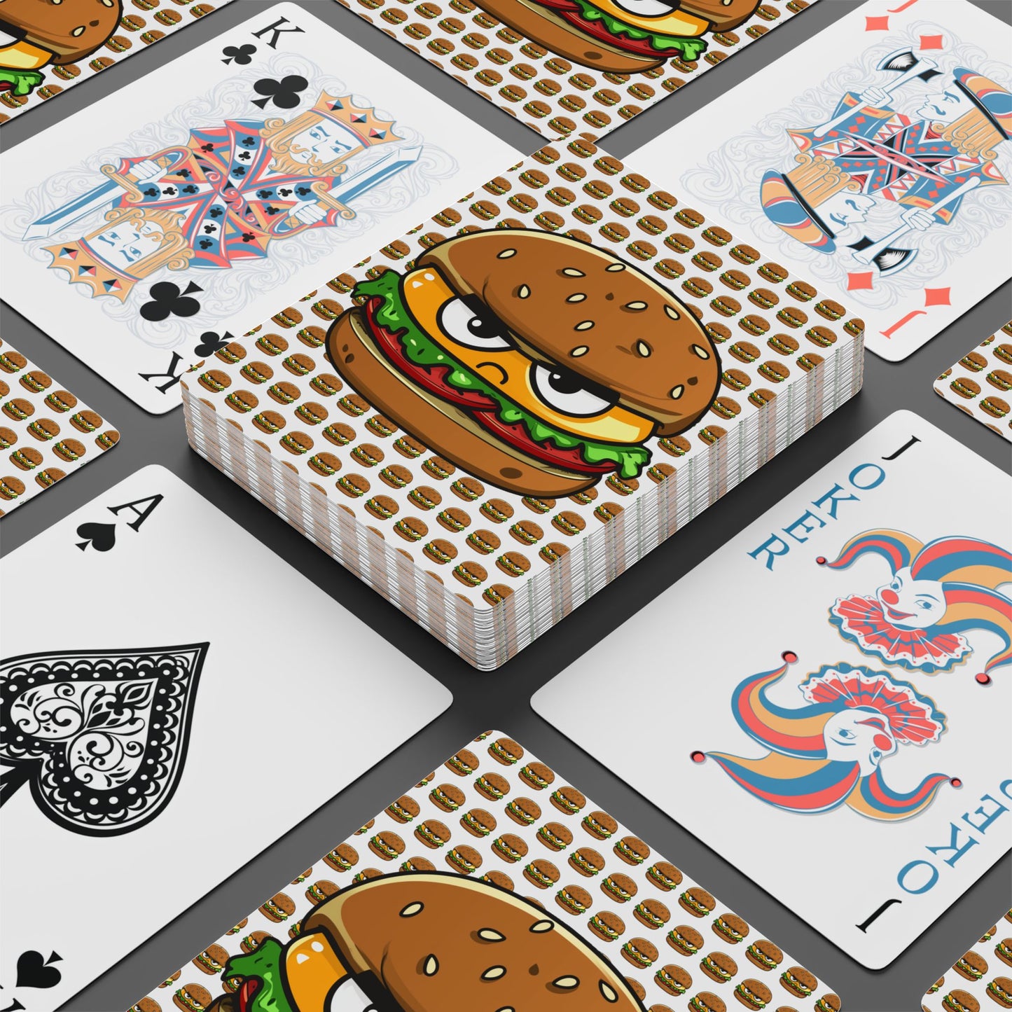 Hangry Burger Playing Cards