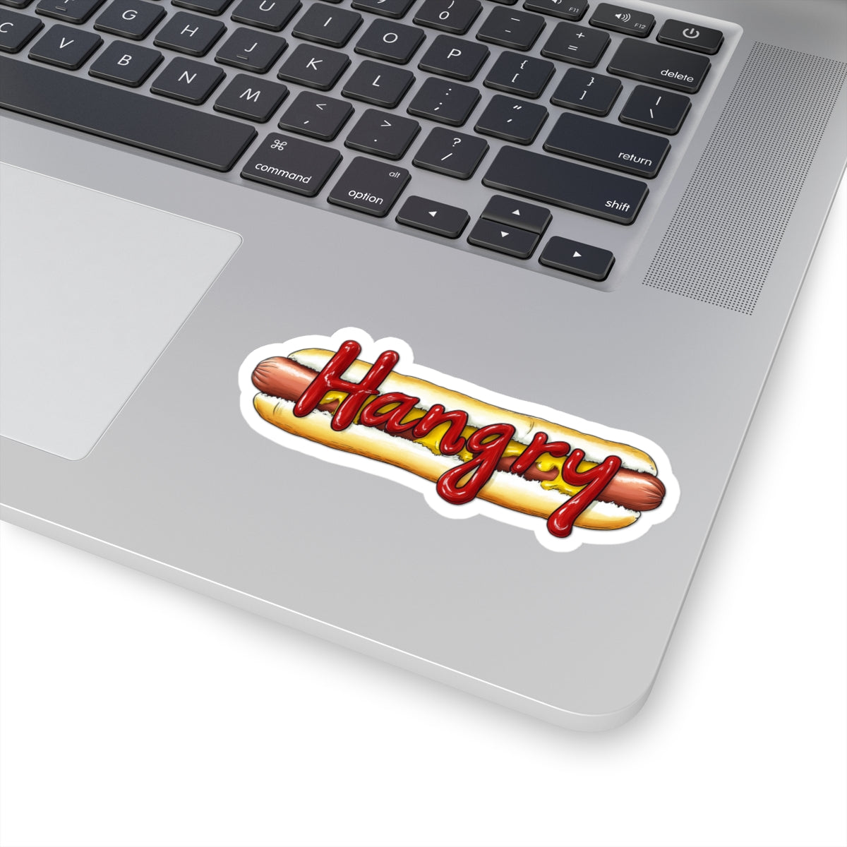 Hangry Hot Dog Logo Sticker