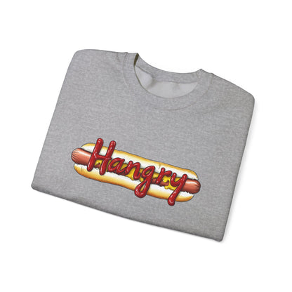 Hangry Hot Dog Logo Crewneck Sweatshirt