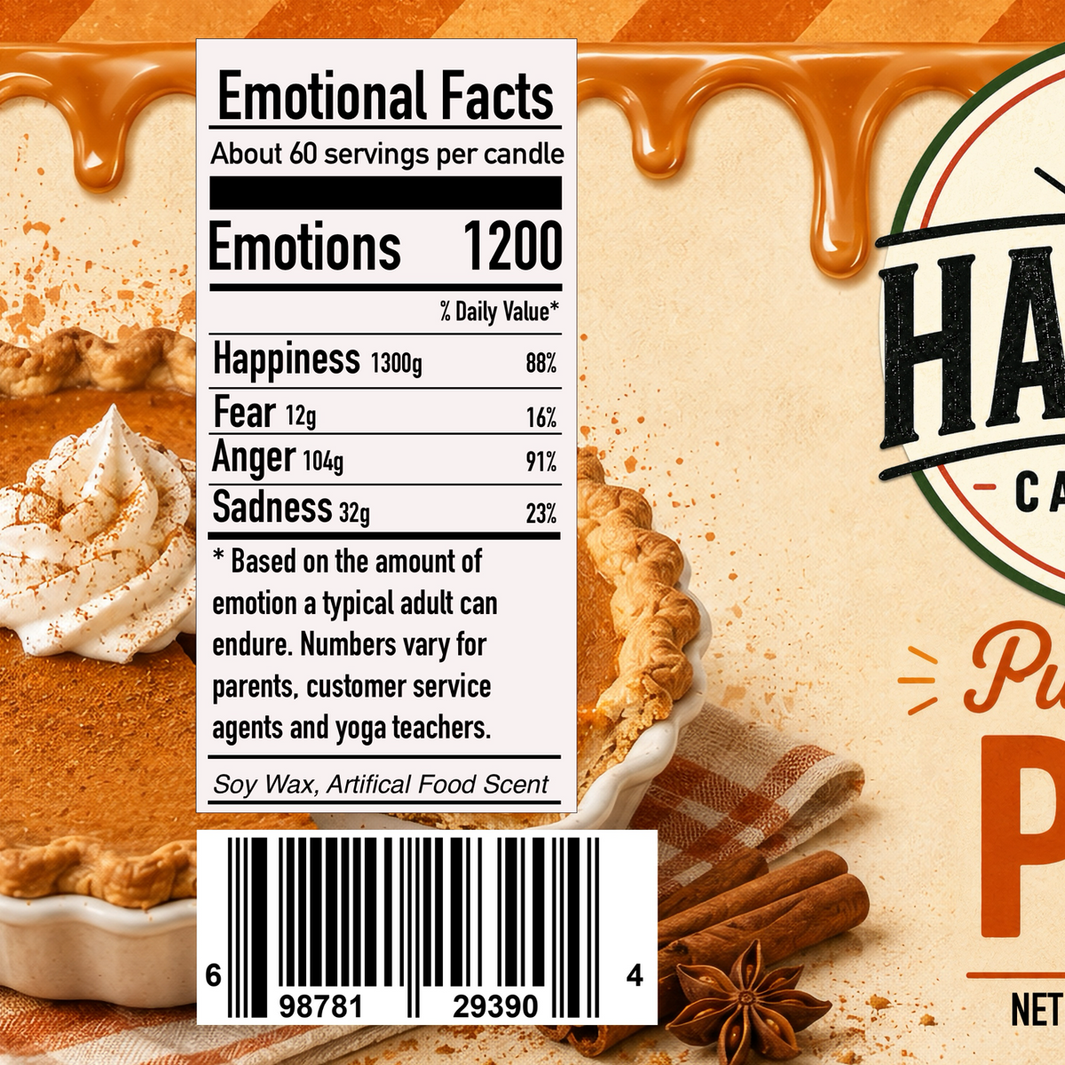 Pumpkin Pie Candle